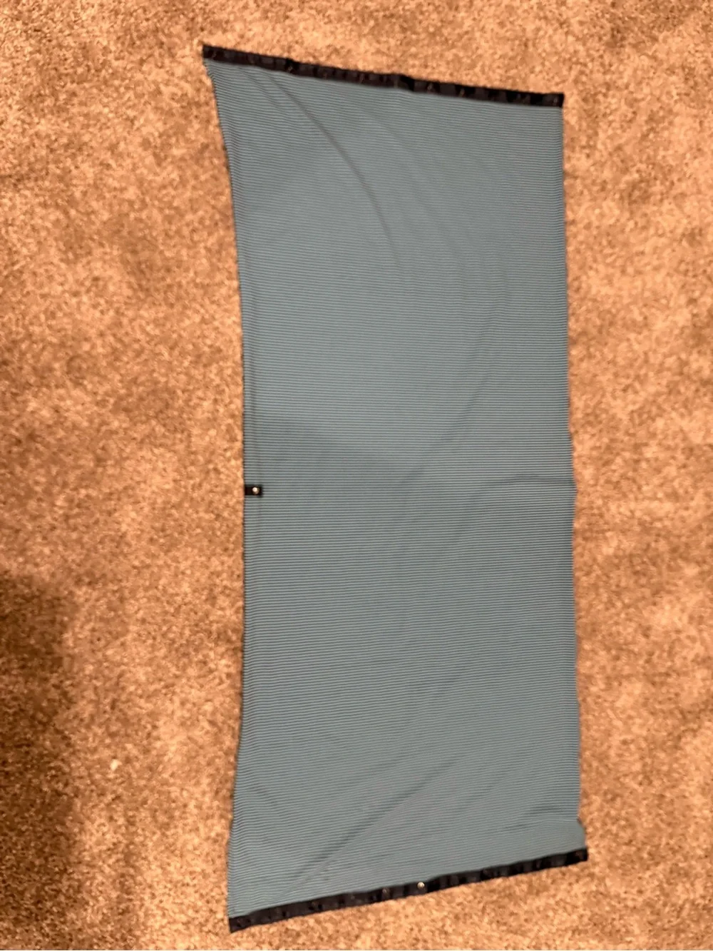 lululemon athletica Navy and White Striped Wrap Scarf